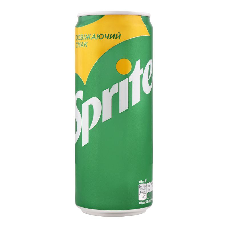 Напій сильногаз. Sprite 0.33 л з/б